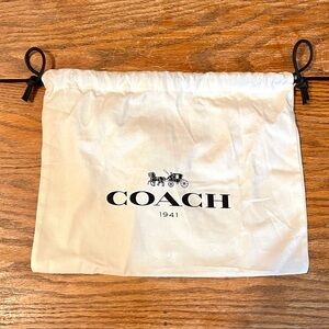Coach dust bag 12x9 great condition